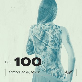 Create Tattoo Gutschein 100 Euro
