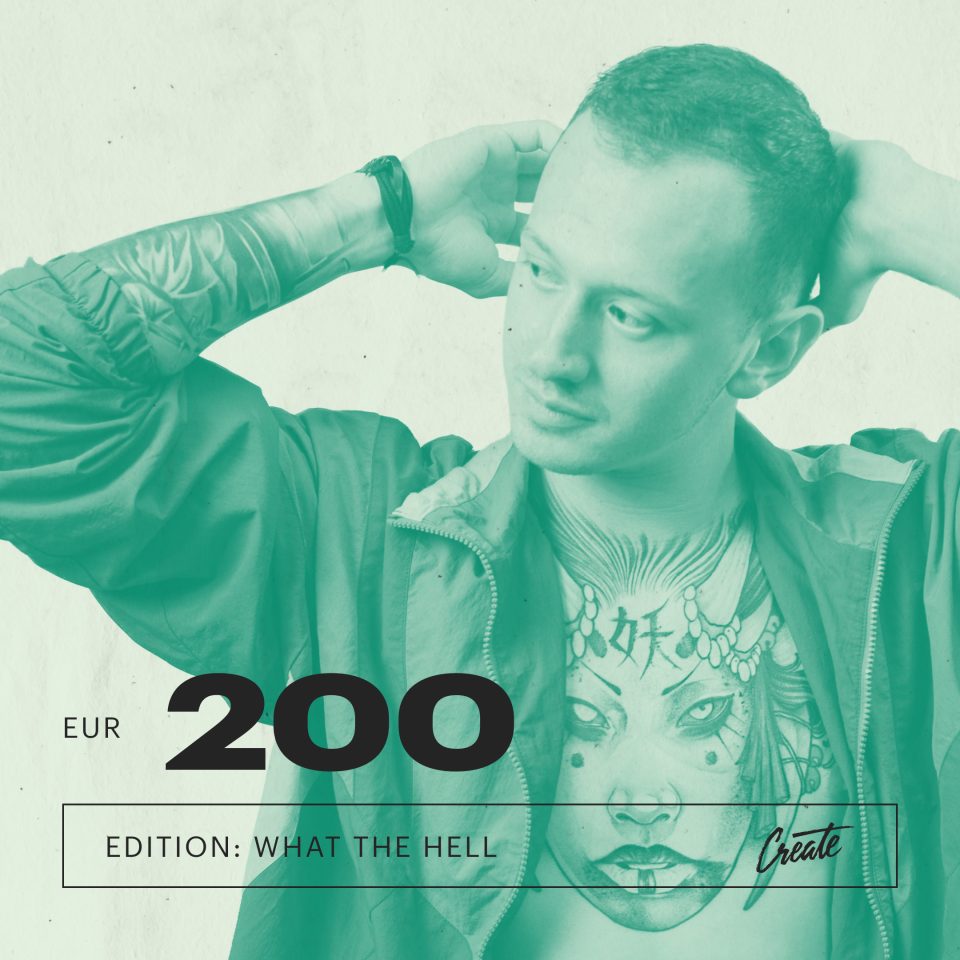 200 Euro Tattoo Gutschein von Create